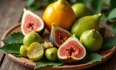 Fruits variés sur une table en bois rustique