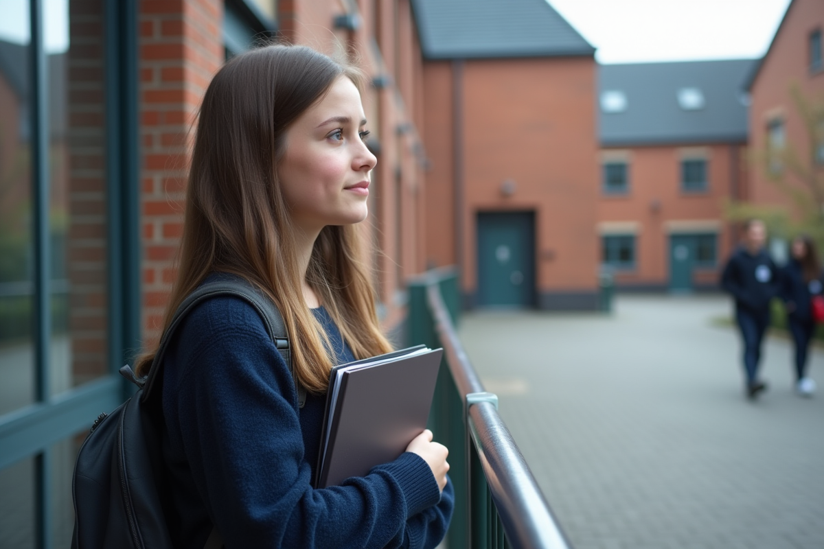 Fille de 15 ans dehors près de l